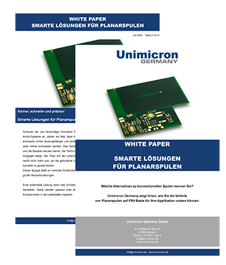White Paper Planarspulen auf FR4-Basis